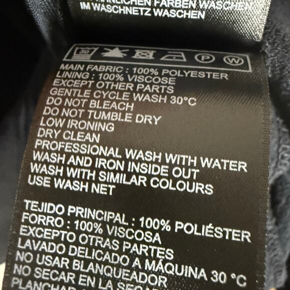 Ba&sh Oleane Short Sleeve Black A-Line Pleated Mini Dress Size 4 - Picture 16 of 16